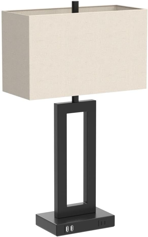 Touch Dimmable Fabric Table Lamps 2 Pack