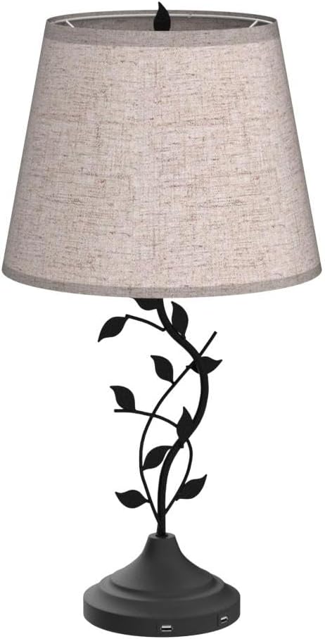 USB Charging Bedside Table Lamp