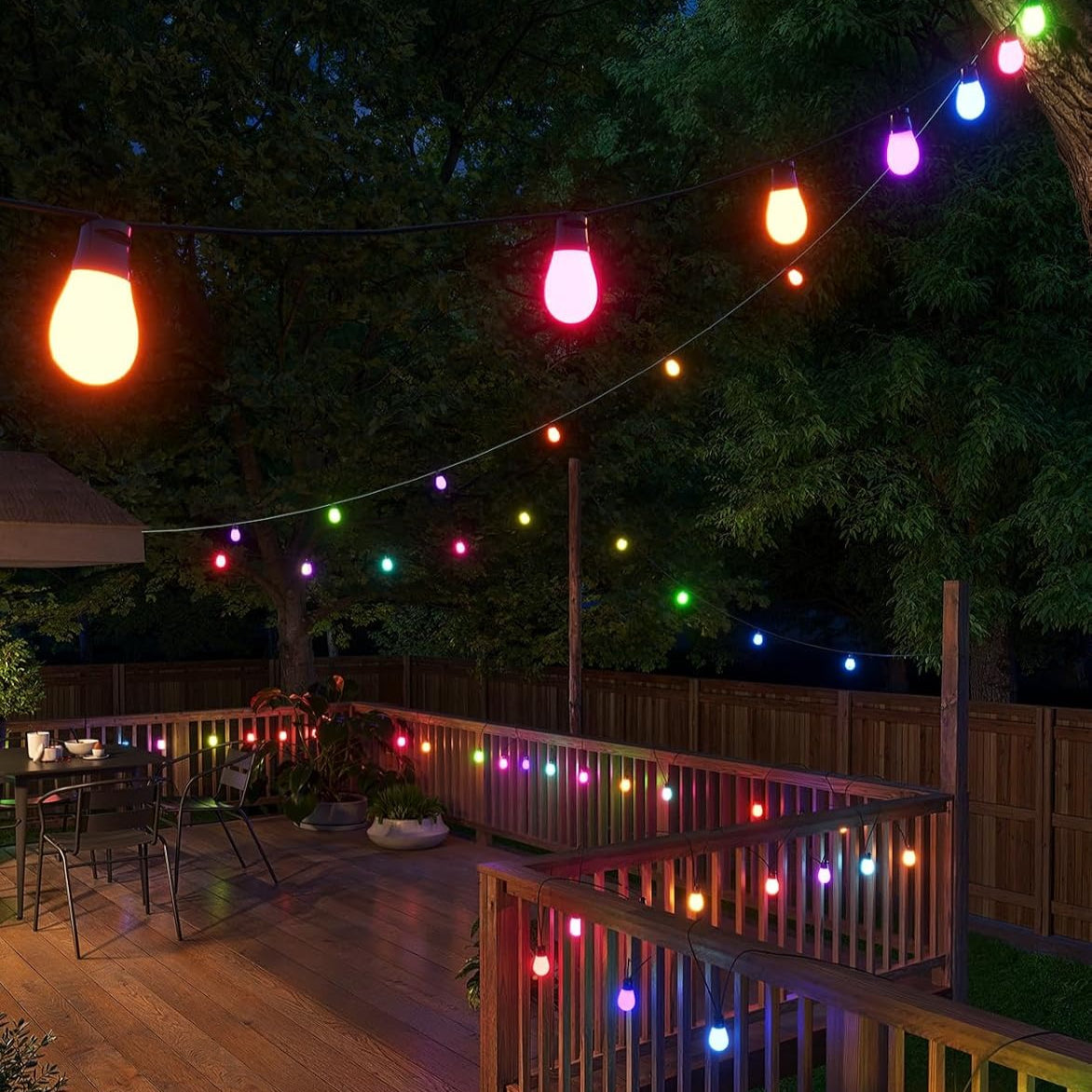Smart RGBIC S14 Patio String Lights